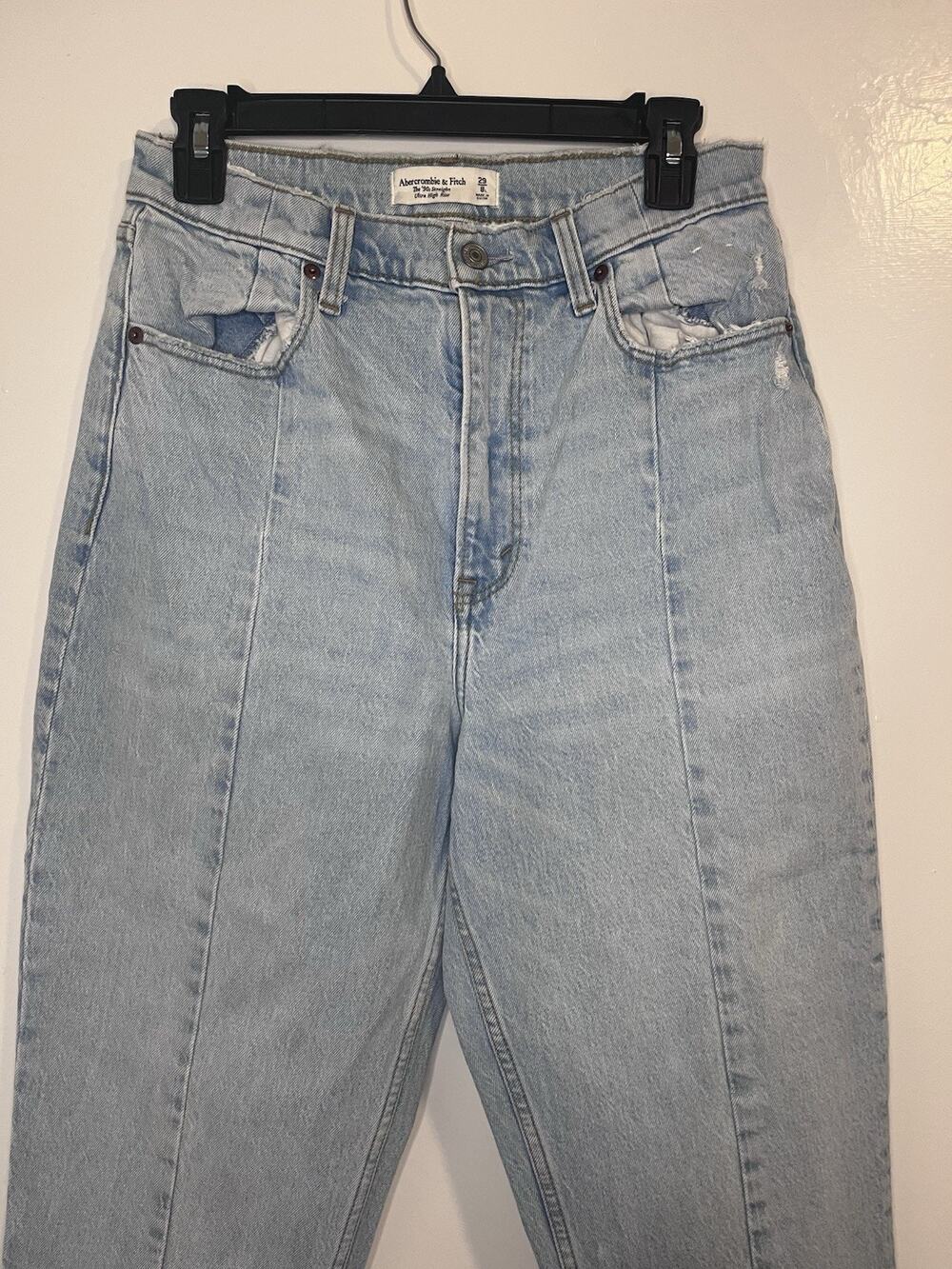 Abercrombie Fitch Women’s Jeans 8 90s Straight High Rise Curve